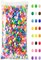 1200 Pcs Pony Beads Plastic Beads For Bracelet Making, Multi-Colored Beads For Hair Braiding DIY Crafts